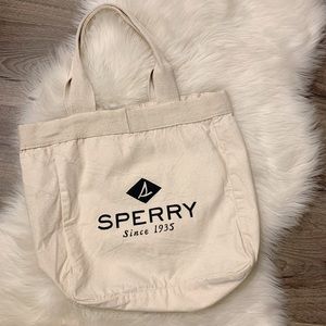 Sperry Since 1935 Large Canvas Tote Bag